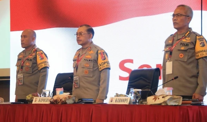 Gelar Operasional Bulanan, Kapolda Sumbar Sumbar Bahas Kesiapan Pengamanan Nataru dan Pemilu 2024