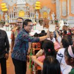 Pastikan Keamanan dan Kelancaran Ibadah Natal Tahun 2023, Wawali Arya Wibawa Gandeng Forkopimda Tinjau Geraja di Kota Denpasar.