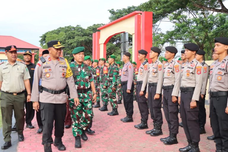 Polres Konawe Laksanakan Apel Gelar Pasukan Operasi “Lilin Anoa-2023”