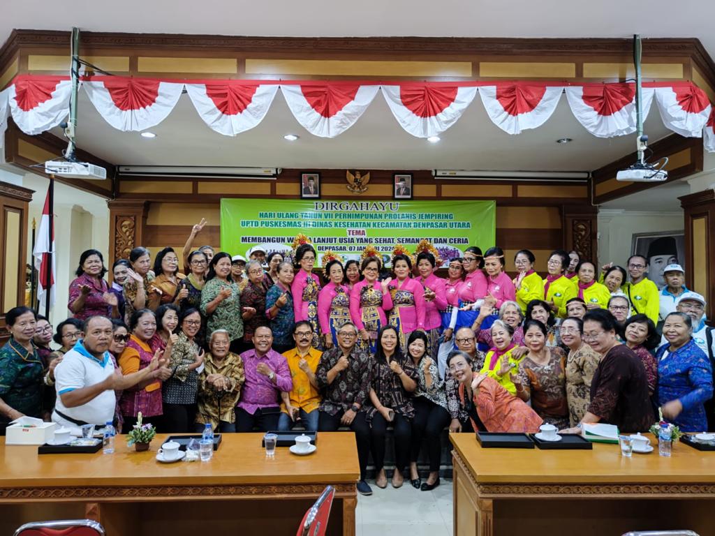 Perhimpunan Prolanis Jempiring Puskesmas III Denut Rayakan HUT Ke-7,  Dorong Warga Lansia Agar Hidup Sehat dan Semangat