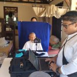 Kelurahan Penatih “Jemput Bola” Layani Perekaman e-KTP Warga Lansia