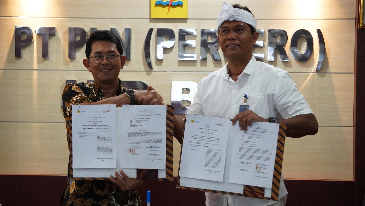 PLN Lanjutkan Sinergi dengan Bank Mandiri, Wujudkan Peningkatan Perekonomian di Bali