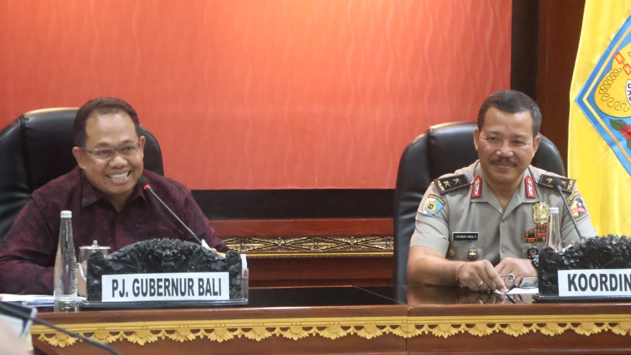 Terima Kunker Dewan Ketahanan Nasional, PJ. Gubernur Bali Mahendra Jaya Pastikan Tetap Berkomitmen Menjaga Netralitas