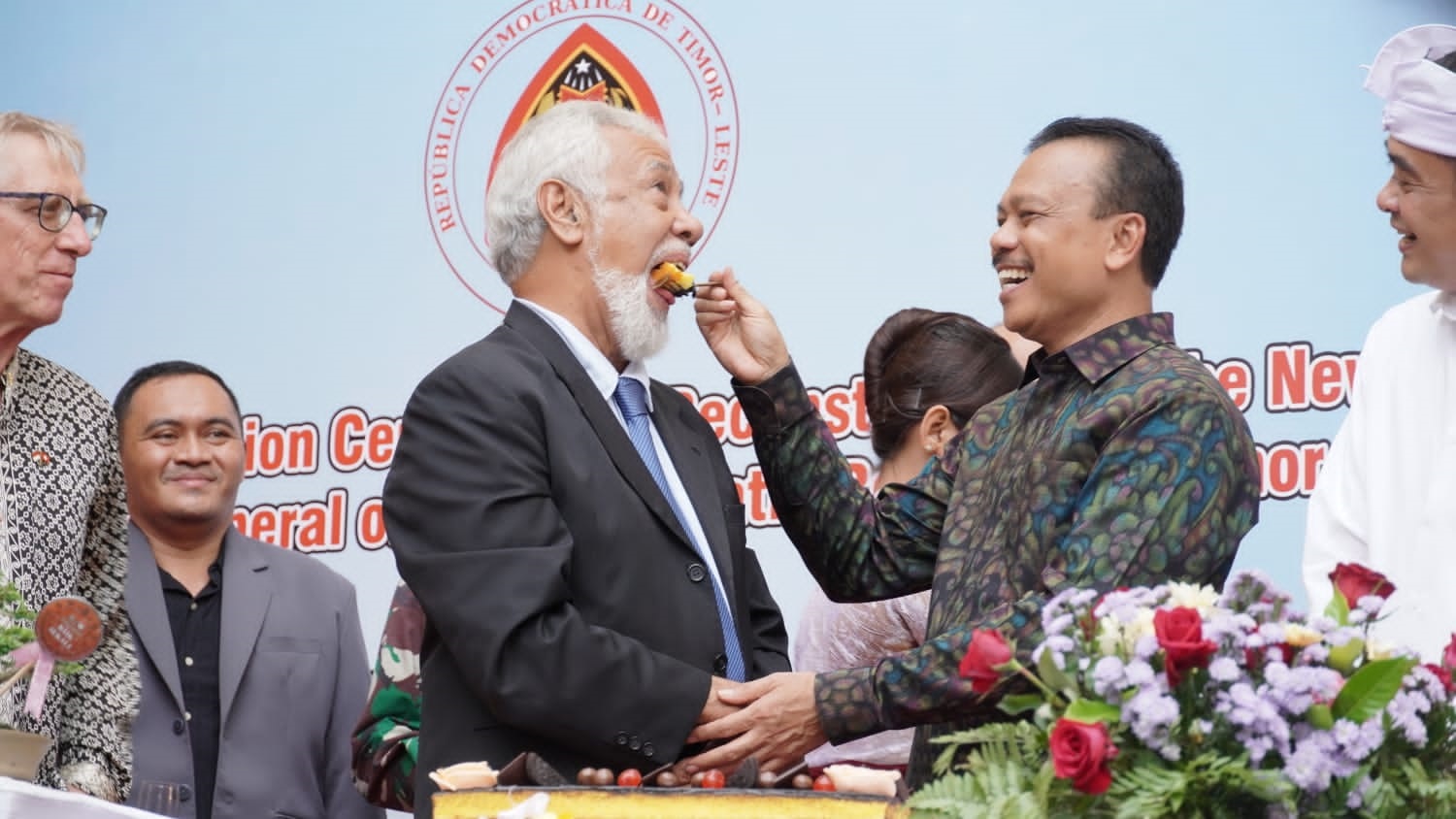 Hadiri Peresmian Kantor Konjen Timor Leste, Sekda Dewa Made Indra Tawarkan Kerjasama Bidang Pendidikan dan Kesehatan