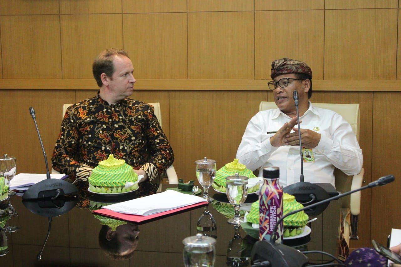 Wakil Dubes Inggris Matthew Downing Tawarkan Peluang Kerja Sama Untuk Kembangkan Sektor Wisata dan Teknologi Informasi