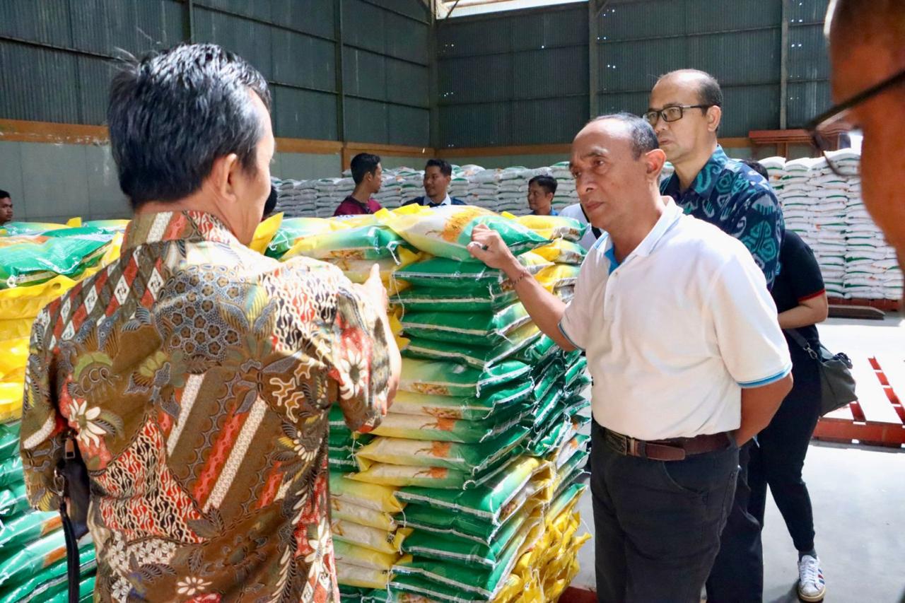 TPID Denpasar Pantau Gudang Beras Bulog, Pastikan Kelancaran Distribusi dan Keamanan Stok
