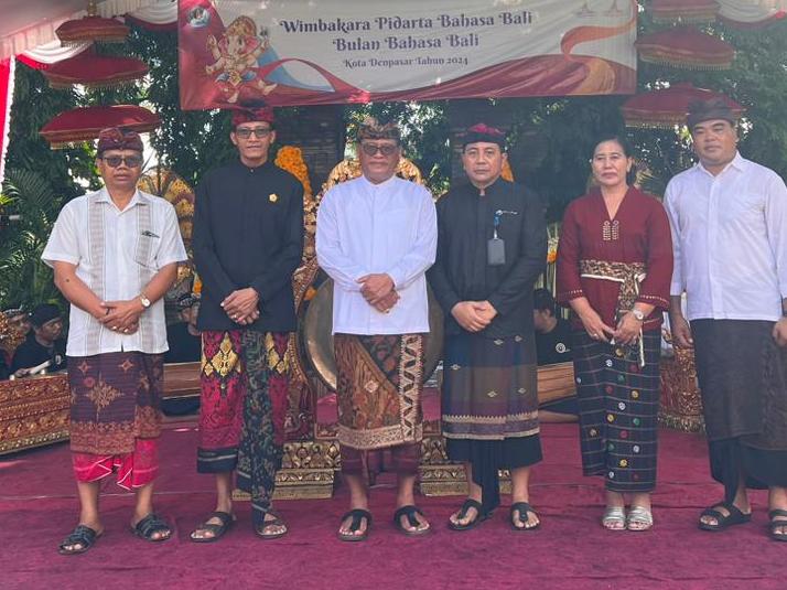 Bulan Bahasa Bali Kota Denpasar Tahun 2024 Resmi Dibuka.Jadi Ajang Pelestarian dan Pengembangan Sastra, Bahasa dan Aksara Bali
