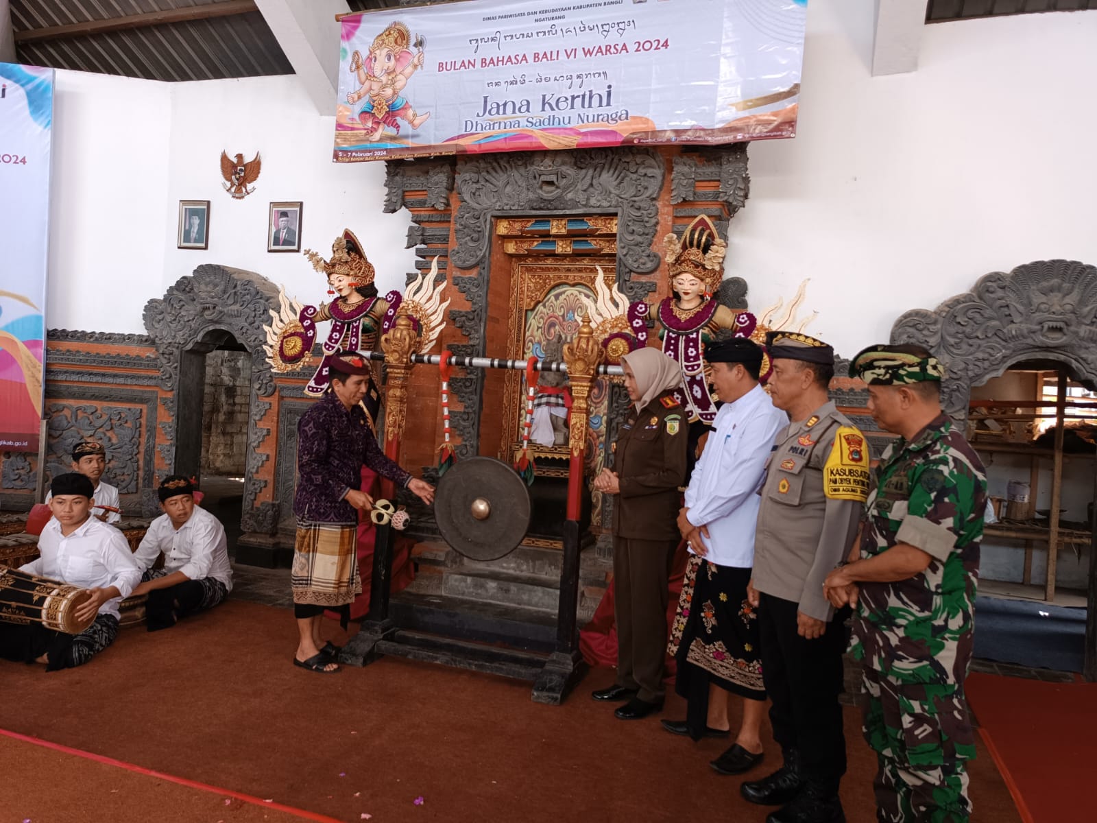 Pembukaan  Bulan  Bahasa  Bali ke  VI Tahun  2024 di  Kabupaten  Bangli Resmi di  Buka 