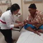Kendati Dirawat Intensif, Pasien RSUD Wangaya Tetap Gunakan Hak Suaranya