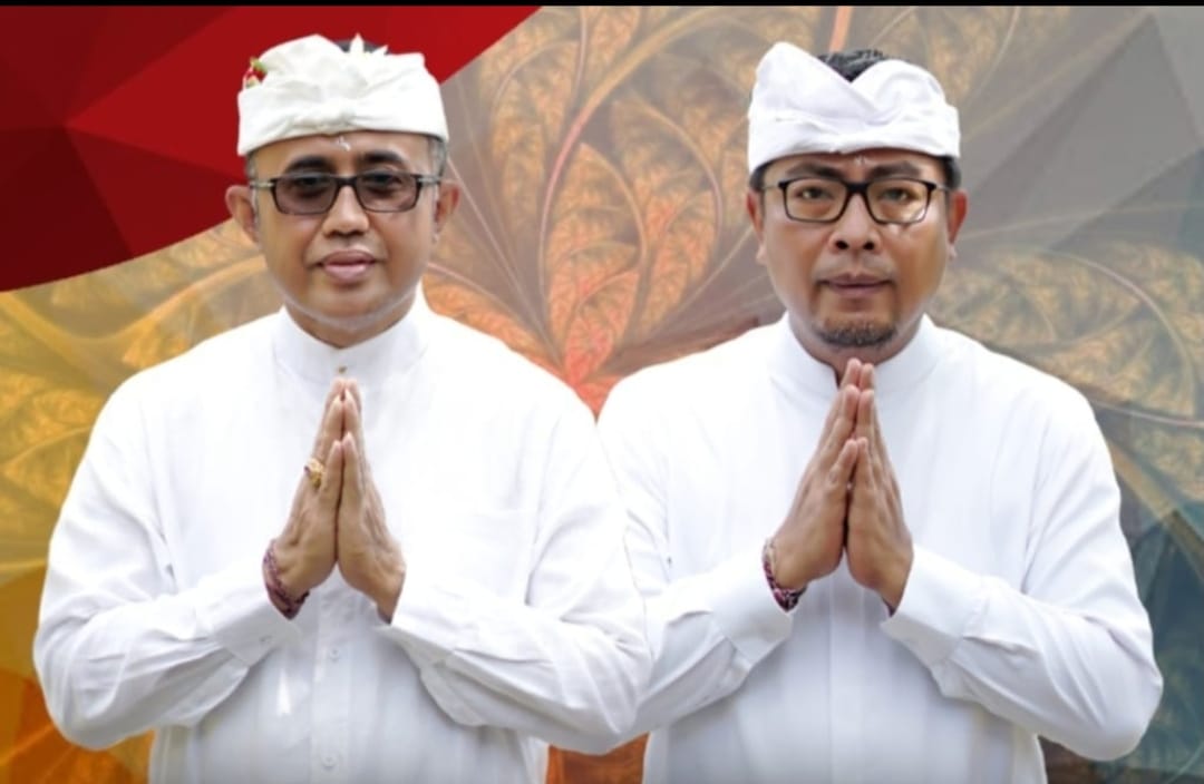 Walikota Jaya Negara – Wawali Arya Wibawa Ucapkan Selamat Hari Suci Galungan Dan Kuningan.