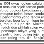 Renungan  Joger
