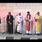Pemprov Sultra Gelar Doa Bersama Untuk Indonesia Yang di Pimpin 5 Pemuka Agama