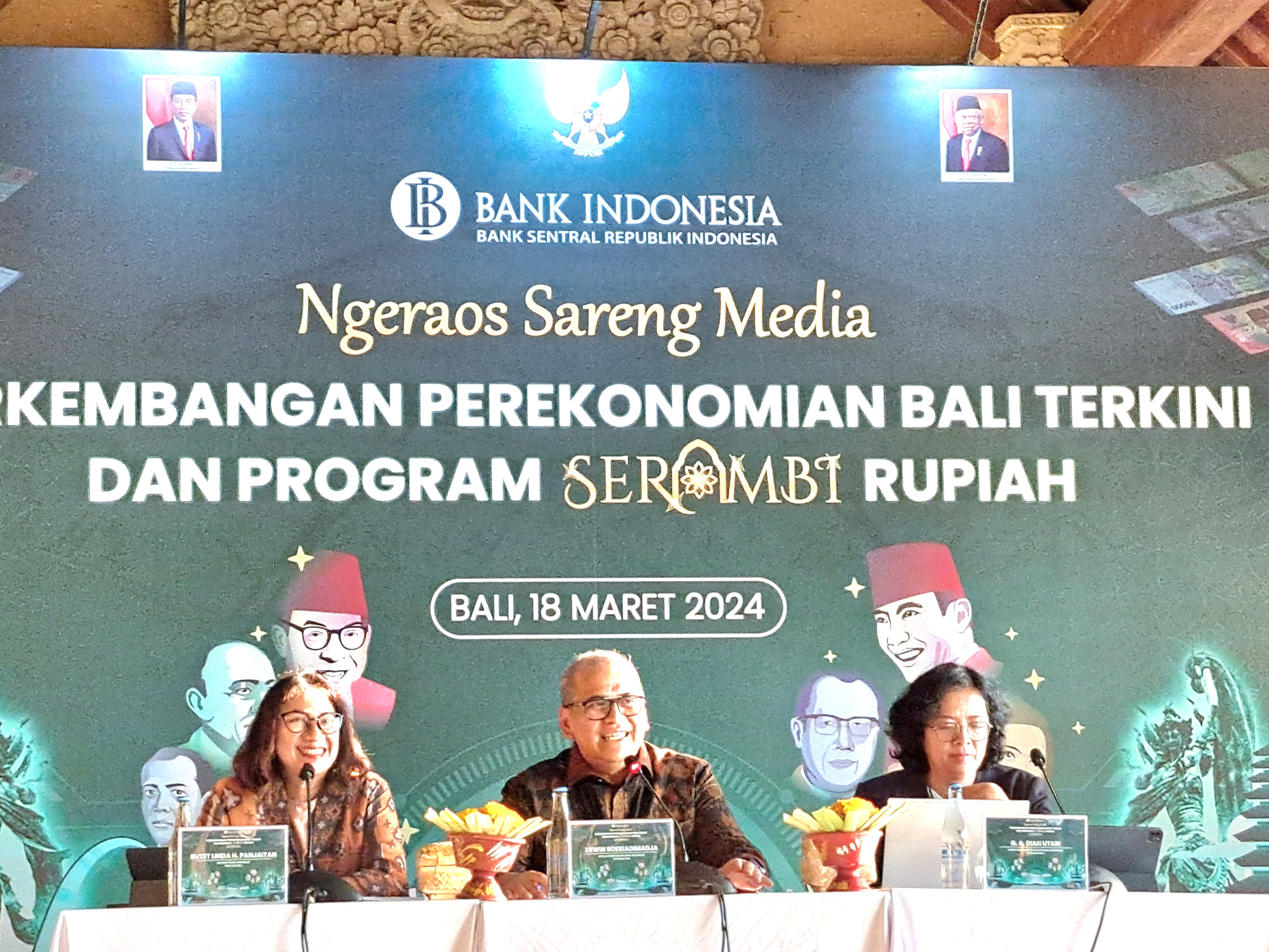 Erwin Soeriadimadja, KPw BI Bali : Pertumbuhan Ekonomi Bali, Menduduki peringkat ke-6 dari 34 Provinsi di Indonesia