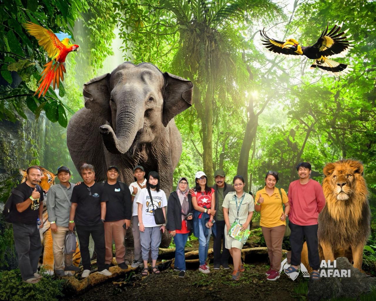 Taman Safari Bali menyemarakan “Harmony in Diversity”