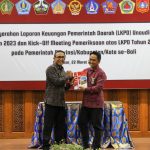 Walikota Jaya Negara Serahkan LKPD Unaudited TA. 2023 Kepada BPK RI Perwakilan Bali.