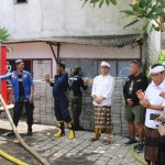 Walikota Jaya Negara Tinjau Korban Kebakaran di Kawasan Jalan Turi, Kelurahan Kesiman.