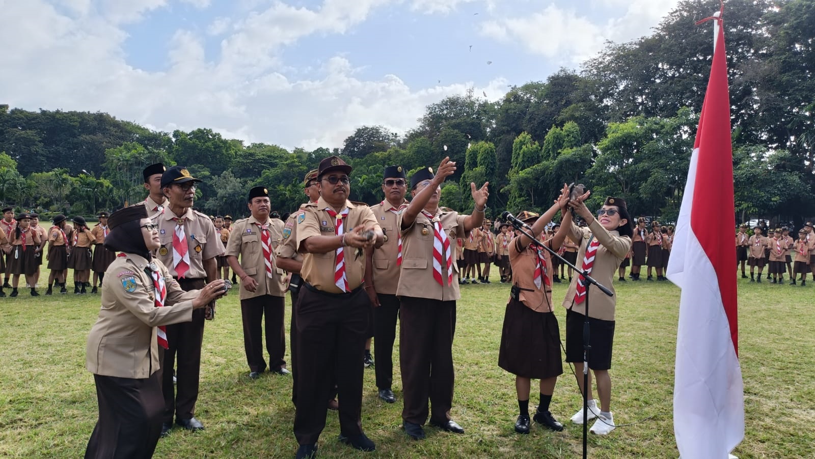 Peringati Hardiknas, 400 Orang Pramuka Meriahkan Pesta Siaga Kwarcab Denpasar tahun 2024