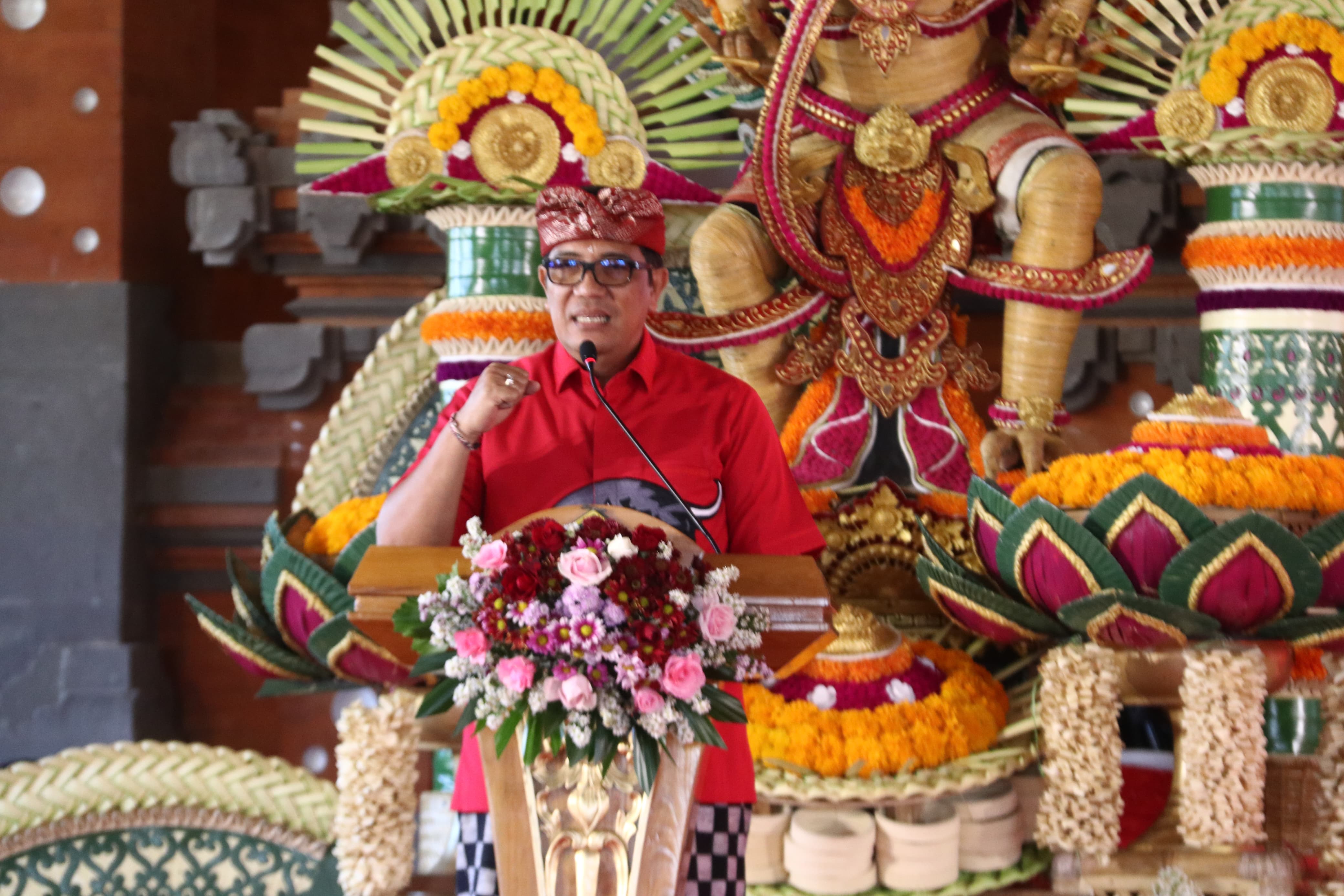 DPC PDI Perjuangan Kabupaten Tabanan Gelar Acara Sosialisasi Haluan Pembangunan Bali 100 Tahun Ke Depan