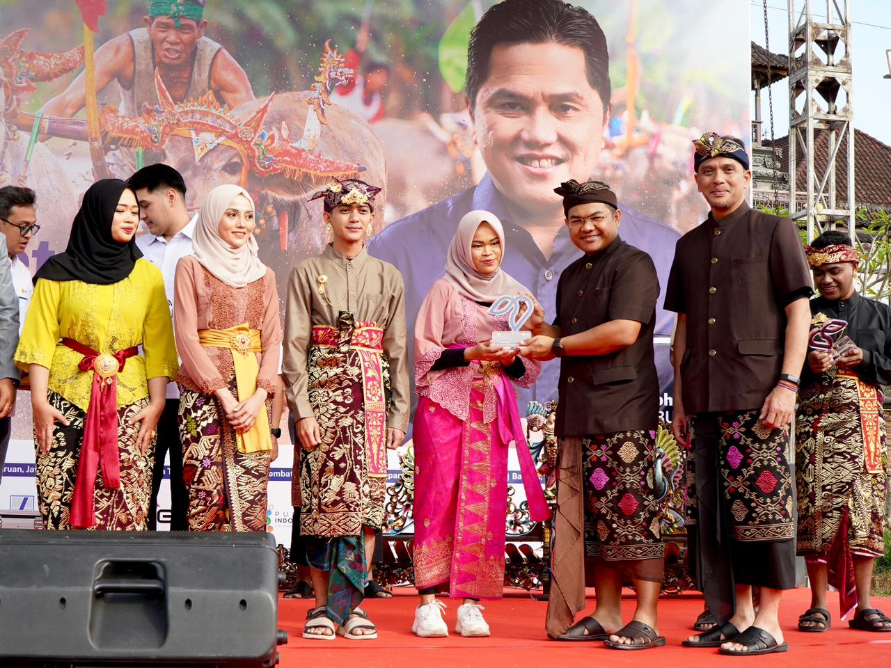 Rayakan HUT RI ke 79 , Relawan BUMN di Jembrana Gelar Upacara dan Berbagai Kegiatan Sosial