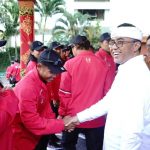 Walikota Jaya Negara Lepas Atlet Denpasar Menuju PON Aceh-Sumatra Utara Tahun 2024.