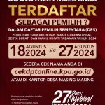 Segera Cek Nama Anda Sebagai Pemilih di KPU Tabanan ; cekdptonline.kpu.go.id