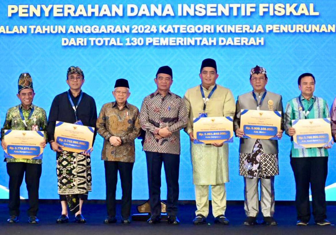 Pemkot Denpasar Raih Apresiasi Dana Insentif Fiskal Penurunan Stunting Sebesar  Rp 24.843.376.0000