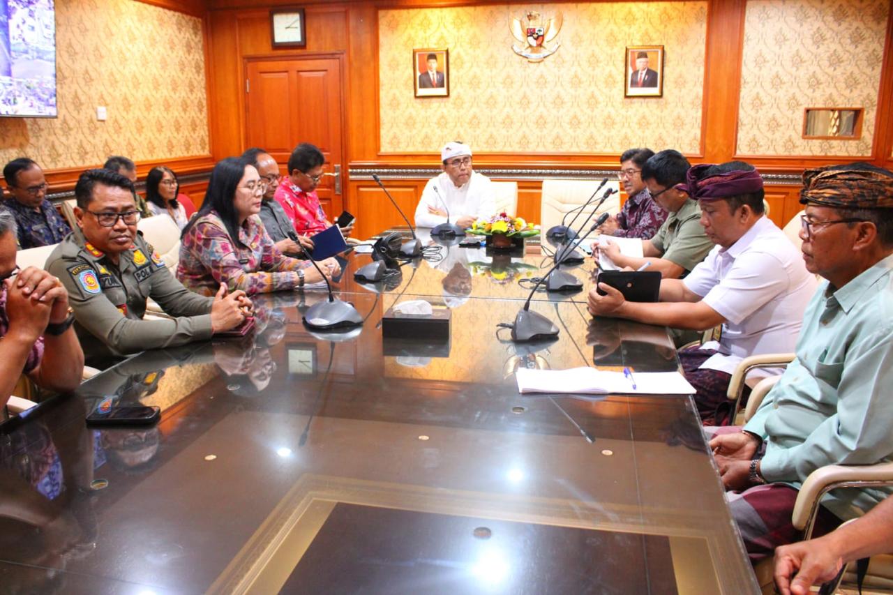 Walikota Jaya Negara Pimpin Rakor Keamanan dan Kenyamanan Kota Denpasar