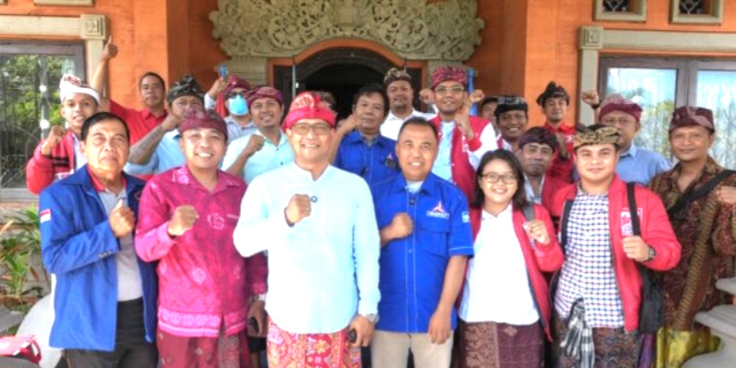 Siap Majukan Denpasar, Bro Adi Ketua PSI Bali Daftar Bakal Calon Wakil Walikota Denpasar di Demokrat