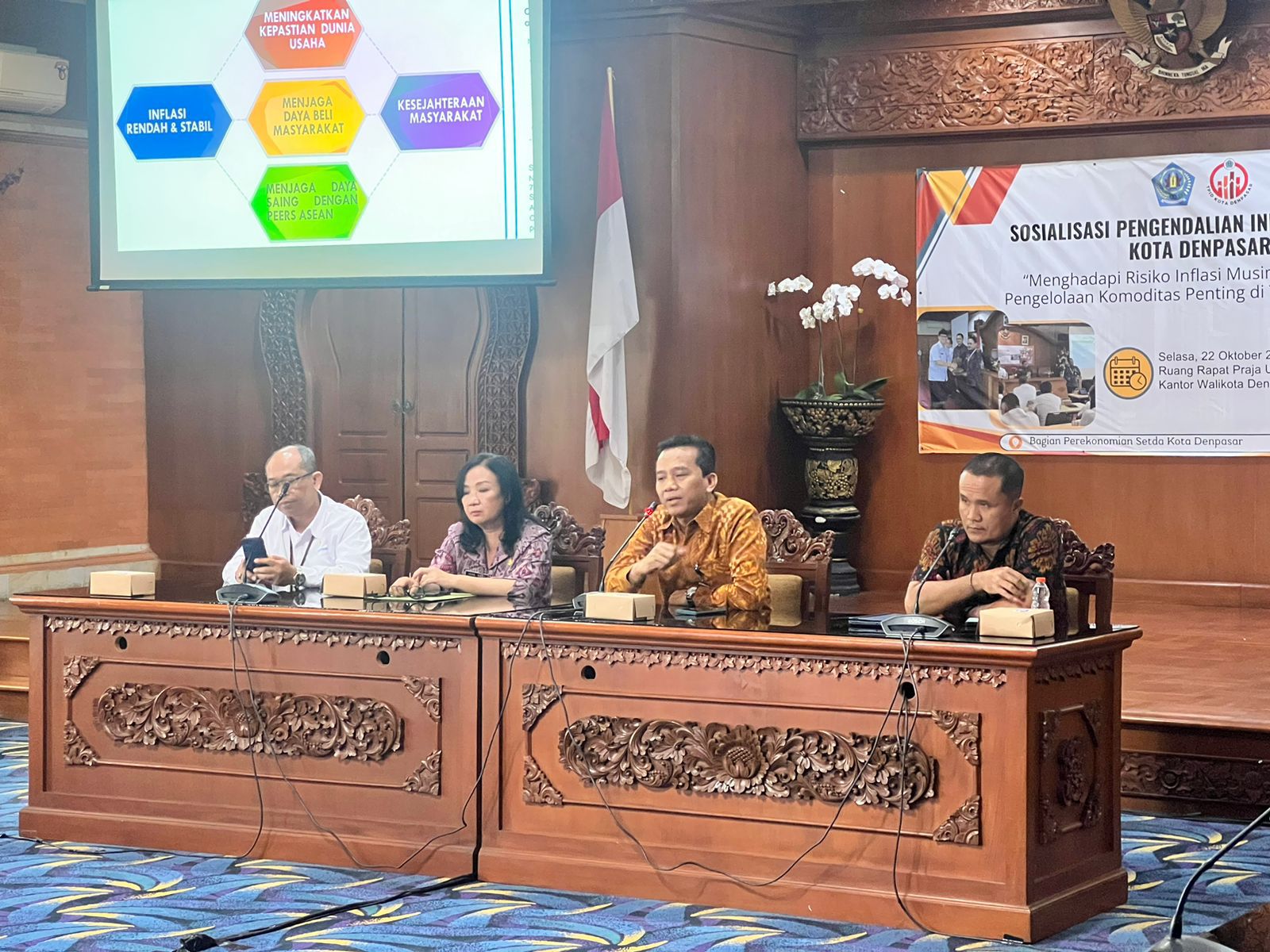 Antisipasi Inflasi, Pemkot Denpasar Gelar Sosialisasi Pengendalian Inflasi.