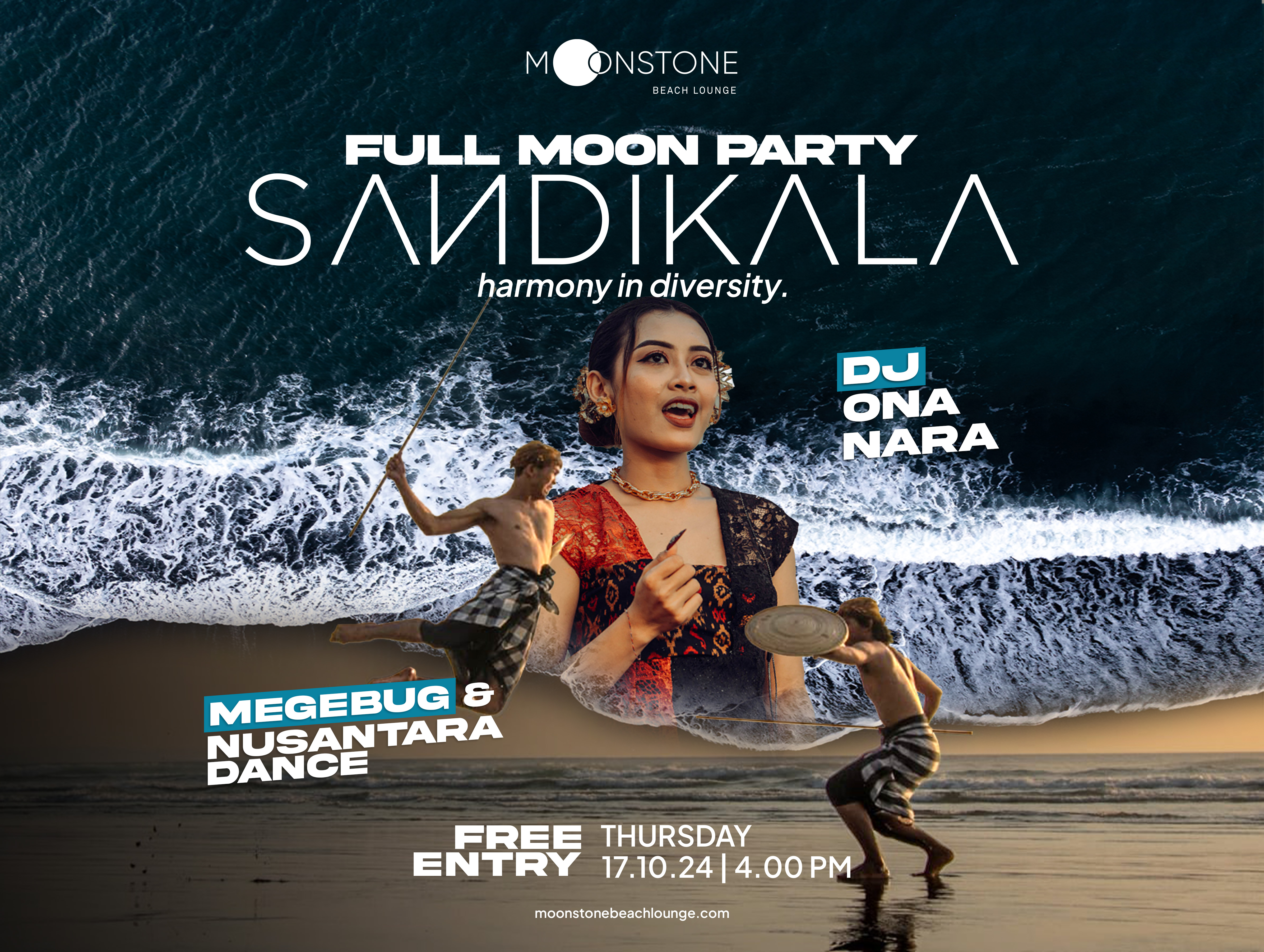 Moonstone Beach Lounge: Sandikala “Full Moon Party”
