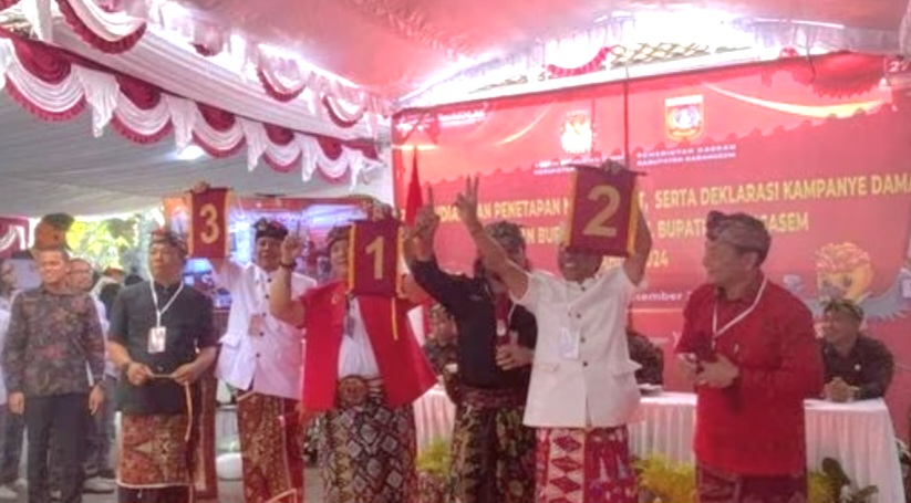 Pilkada Bali  2024, Subali-Ismaya Nomor Urut 1,  Dana-Swadi, 2  dan Gus Par-Pandu 3