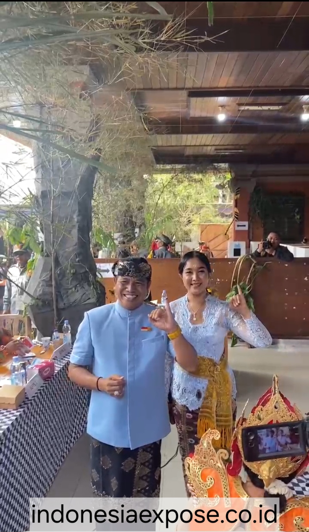 I Wayan Suyasa Cabub Badung, Nyoblos di TPS 11 Penarungan