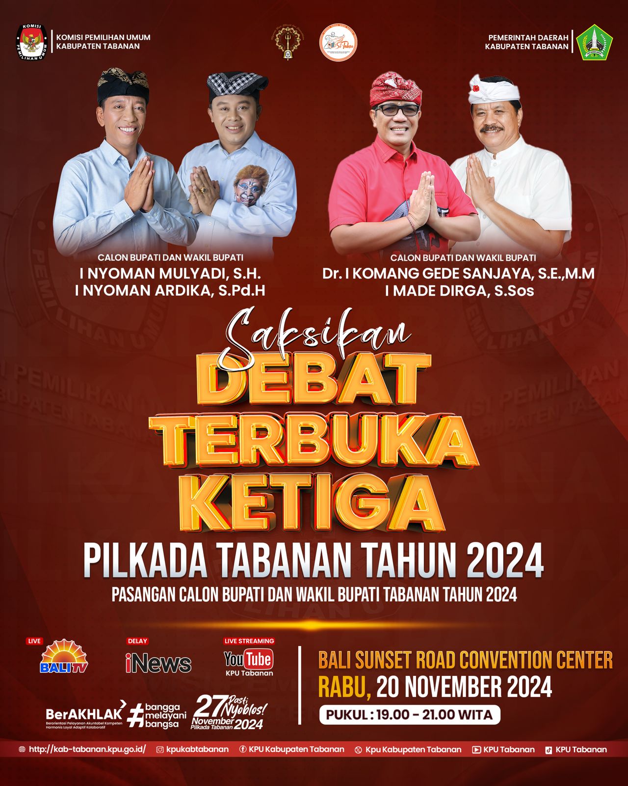 Komisi Pemilihan  Umum Kab.Tabanan-Bali