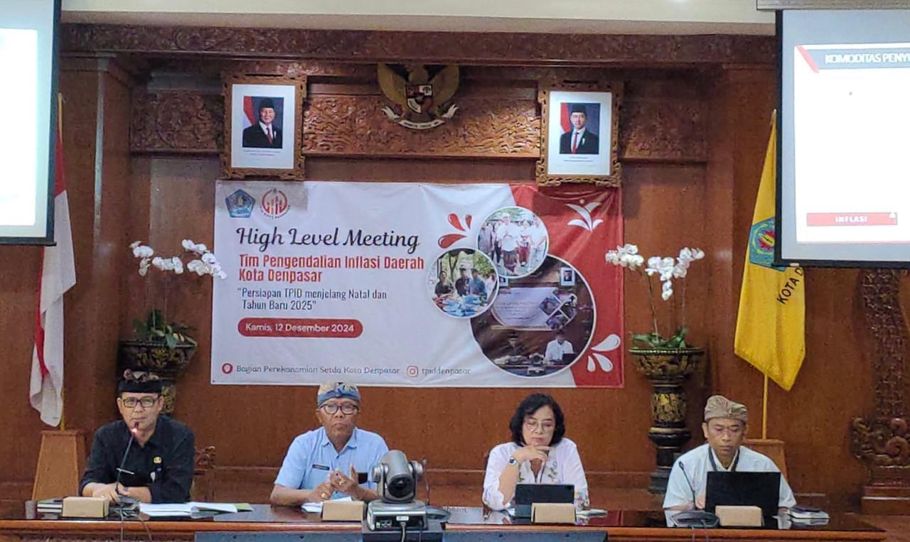 Jaga Stabilitas  Inflasi Jelang Nataru 2025, Pemkot Denpasar  bersama BI  Gelar HLM