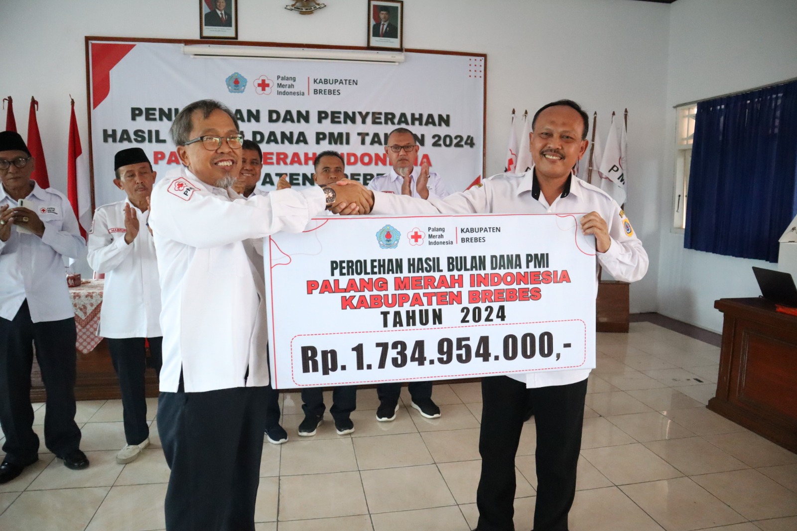 Bulan Dana PMI 2024, Brebes Tembus Target Rp1,6M