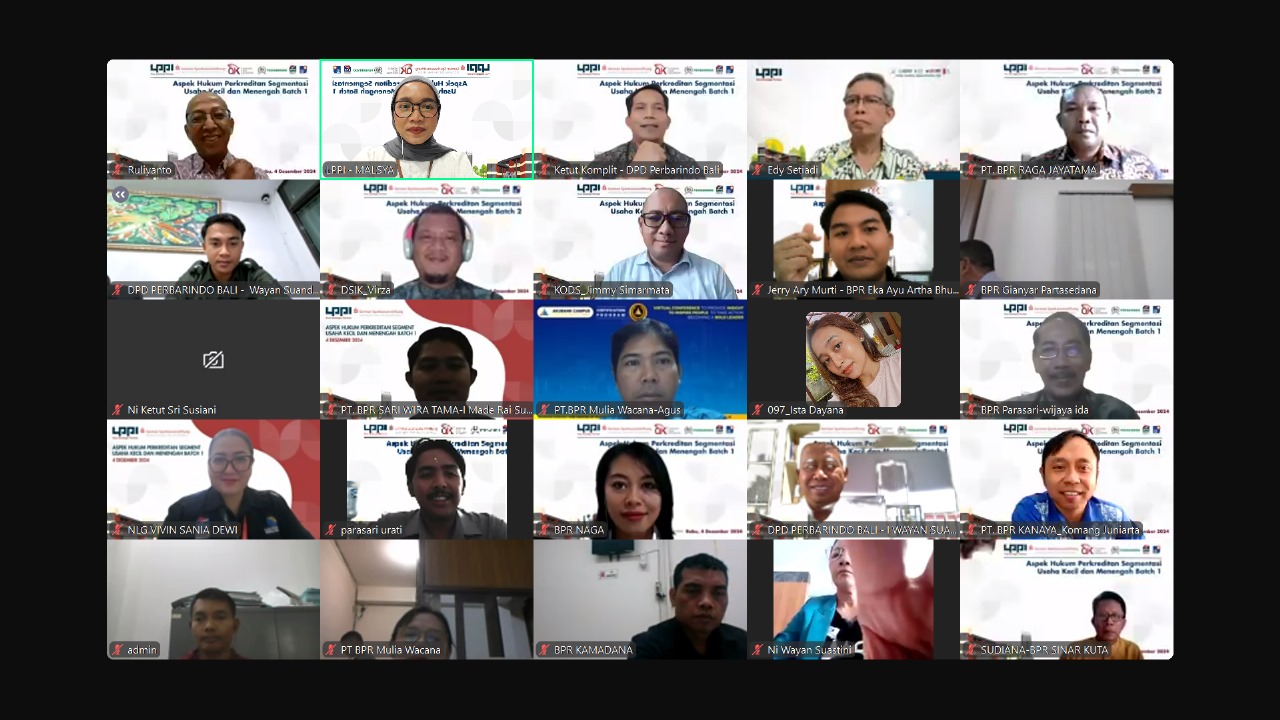 OJK Bali Terus  Mendorong  Penguatan  Aspek  Hukum  Perkreditan  BPR 