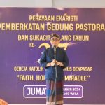 Walikota Jaya Negara Hadiri Perayaan Natal Bersama Serta  Resmikan Gedung Pastoran Gereja Katholik Santo Petrus.
