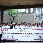 Tingkatkan Pelayanan Kesehatan Masyarakat, Walikota Jaya Negara Lepas Fun Run Hut Ke-104 RSUD. Wangaya