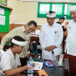 Wamendikdasmen Fajar Riza Ul Haq Kunjungi SMP Dwijendra Denpasar