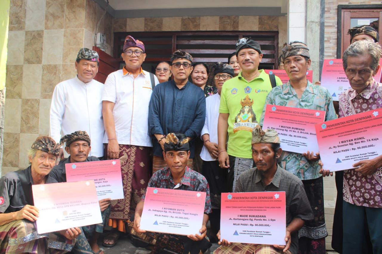 Bantu Masyarakat Miskin,  Pemkot Denpasar  Anggarkan 20 Unit Bantuan RLH Di  2025.