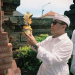 Walikota Jaya Negara Hadiri Pemelaspasan Wantilan Pura Dalem Desa Adat Peninjoan