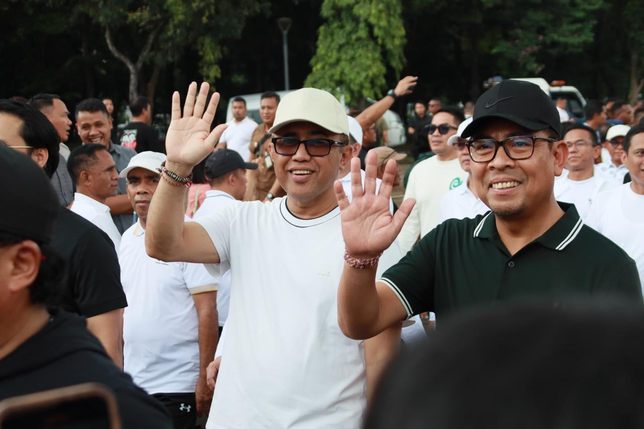 Mau Pimpin Kota Denpasar , Jaya Negara dan Arya Wibawa Ikuti Gladi Pelantikan Kepala Daerah Serentak di Monas