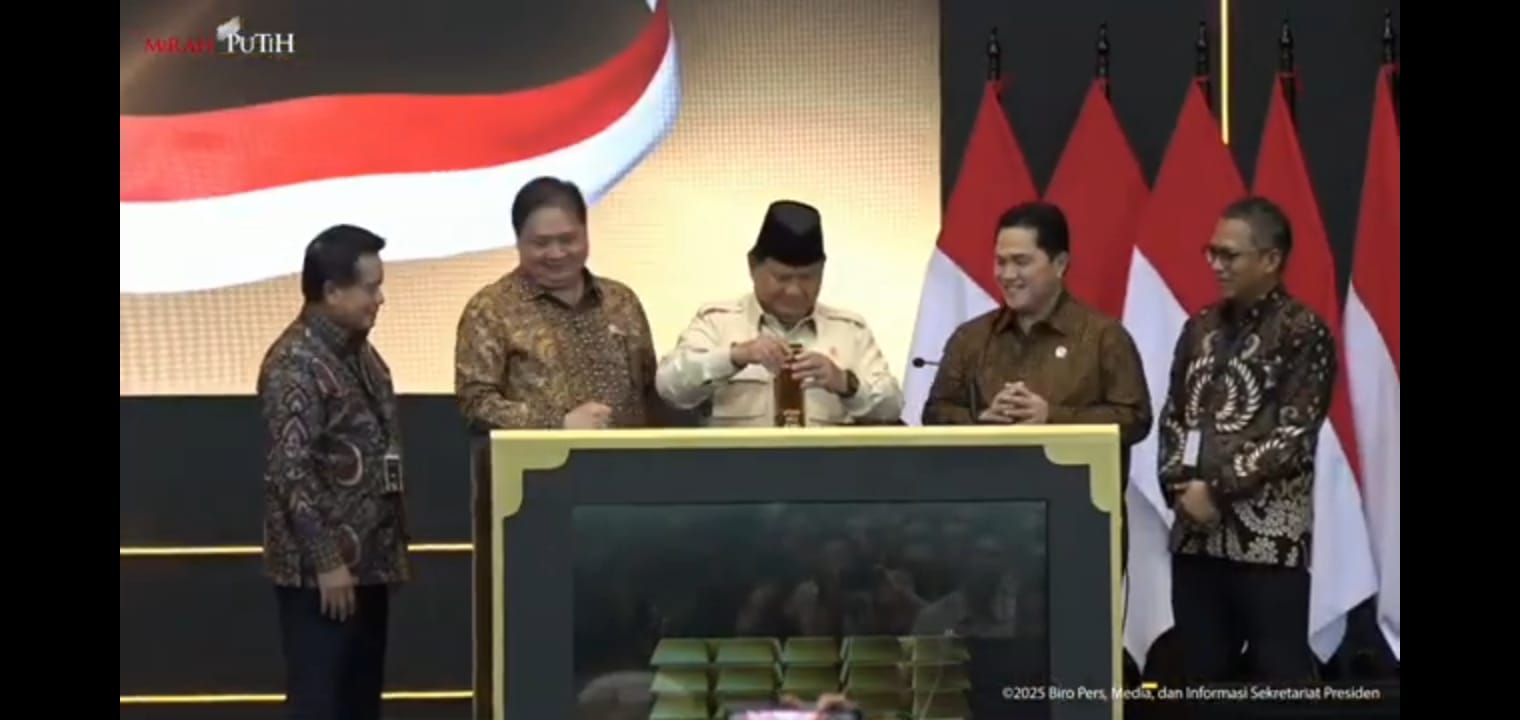 Presiden Prabowo Resmikan Layanan Bank Emas Pegadaian, BRI Group Semakin Optimis Perkuat Ekonomi Nasional