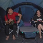 Rayakan Libur Nataru,  Keluarga Anang Hermansyah Nginap di Tenda