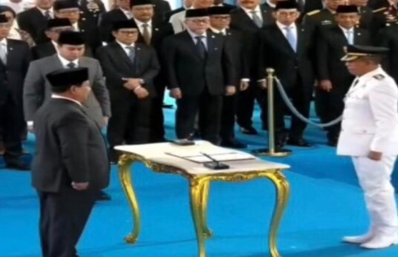 Presiden Prabowo Lantik Pasangan Gus Par – Pandu Jadi Bupati dan Wabup Karangasem Periode 2025-2030