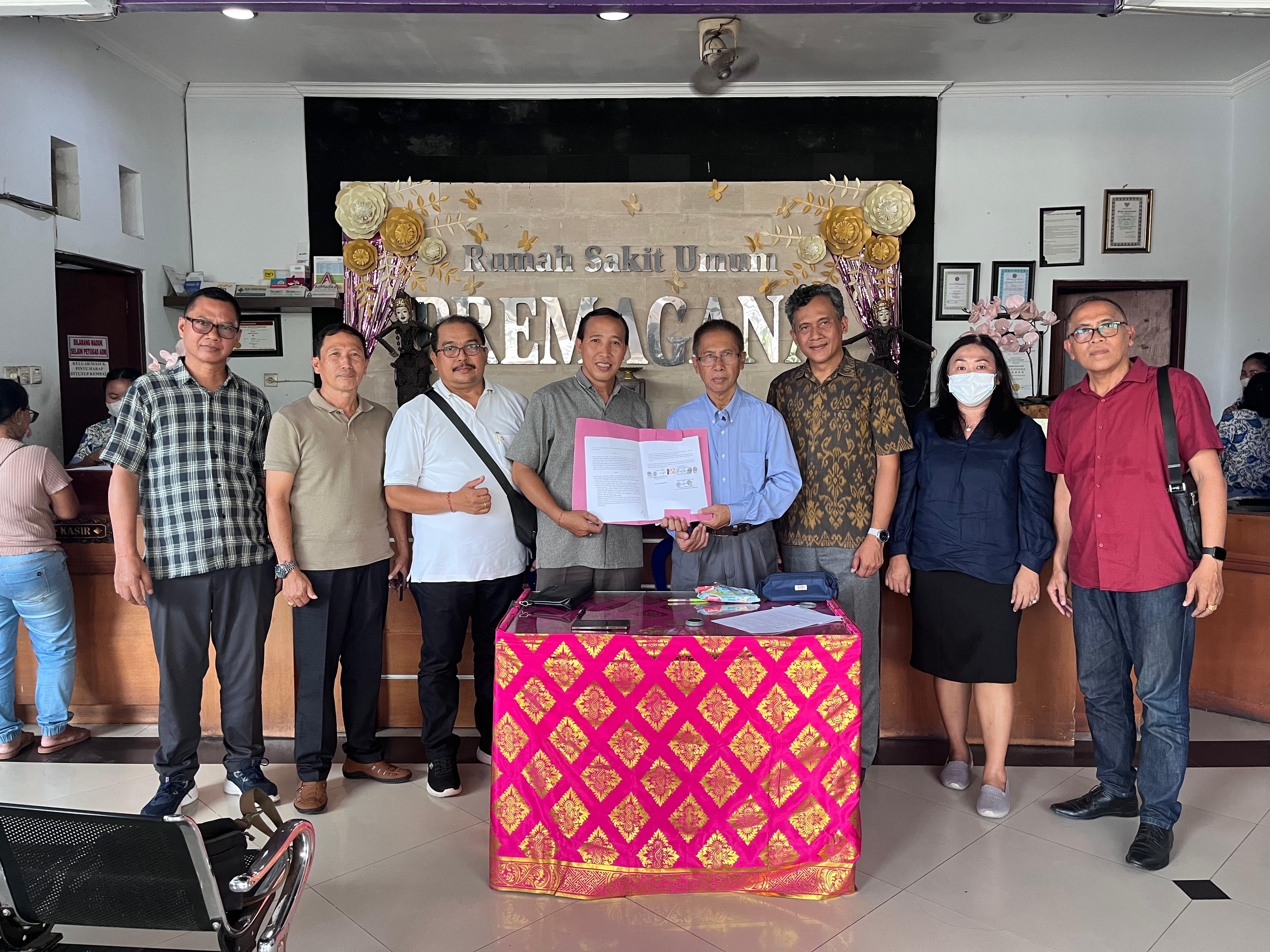 Tingkatkan Kualitas Pelayanan RS. Premagana, PT. Gana Batubulan Lakukan MOU Dengan PT. Jagatdita Makmur Sejahtera.