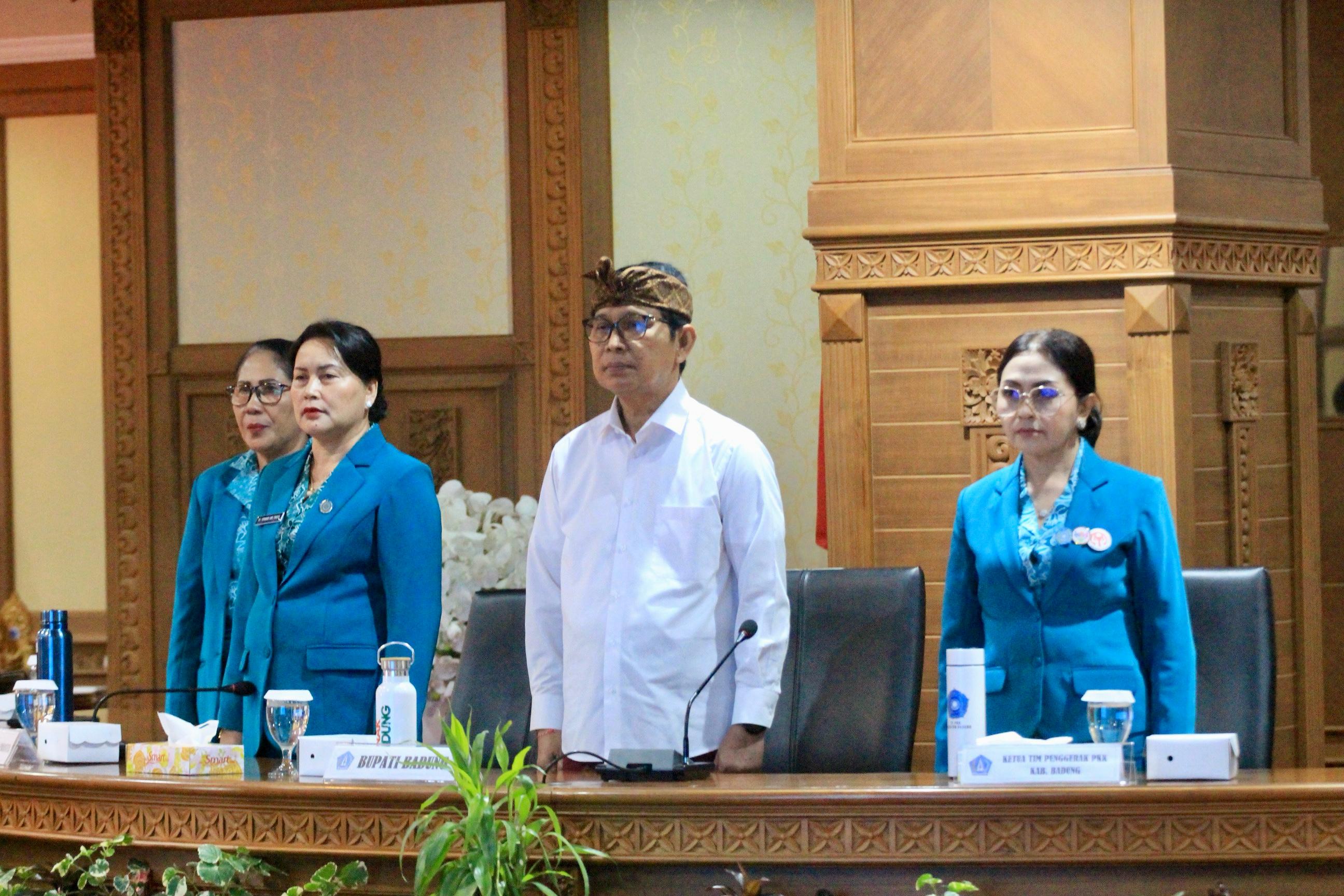 Ny. Seniasih Giri Prasta Hadiri Sertijab Ketua TP PKK dan Dekranasda Badung