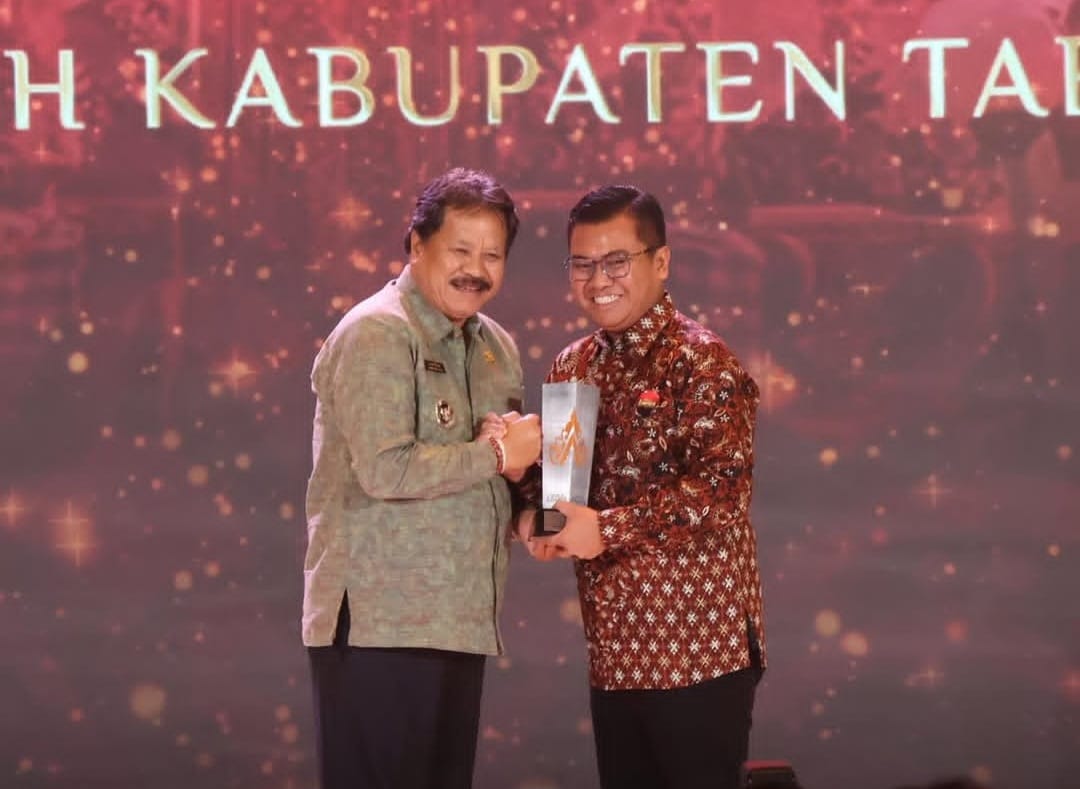 PemKab. Tabanan Raih Penghargaan Anugerah Inovasi Pembangunan Terpuji “Kategori Penyangga Ketahanan Pangan Bali”