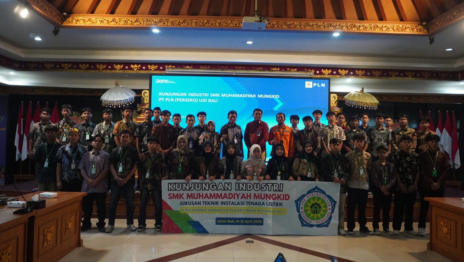 PLN UID Bali Terima Kunjungan Industri SMK Muhammadiyah Mungkid Magelang