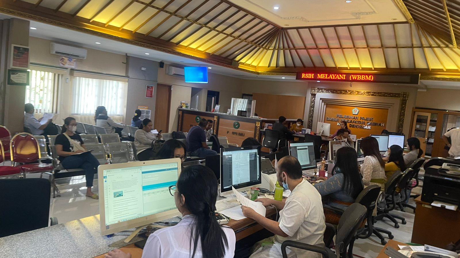 Triwulan I, Penerimaan Pajak Daerah Kota Denpasar Capai Rp. 381 Miliar Lebih.